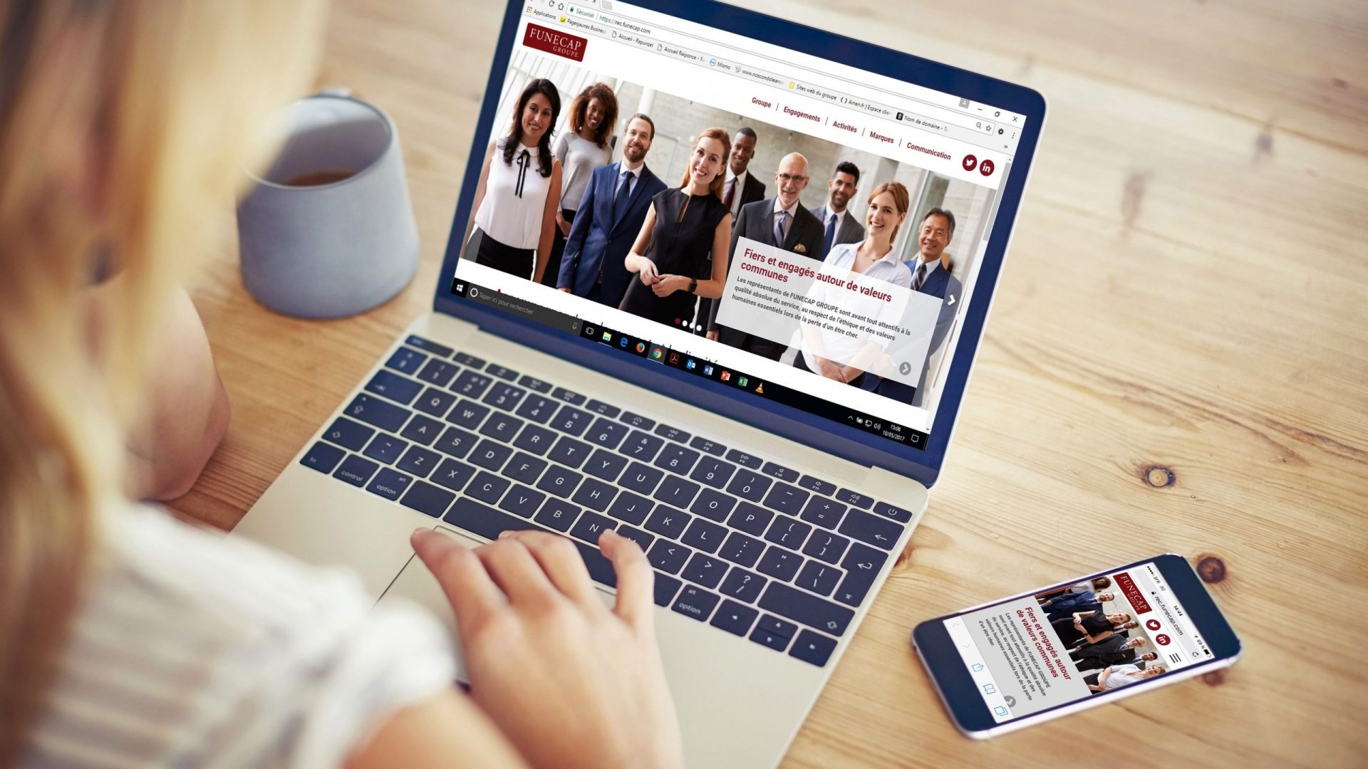 nouveau site FUNECAP GROUPE